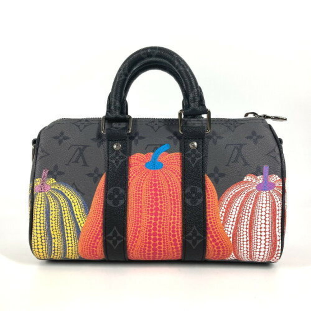 Louis Vuitton Eclipse Black Reverse LV YK Keepall Bandouliere Bag Crossbody